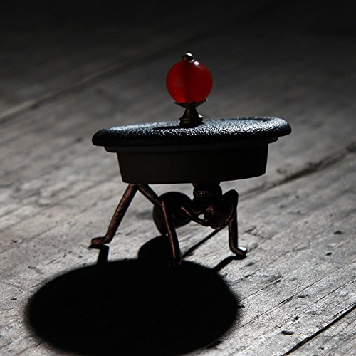 Mike Home Handmade Chinese Kungfu Tea Ant Tea Pet Teapot Lid Rest Incense Holder 2 Pcs