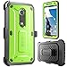 SupCase [Unicorn Beetle Pro Series] Case for Nexus 6 Case, [Heavy Duty] Belt Clip Holster Full-Body Rugged Hybrid Protective Cover with Built-in Screen Protector (Green)