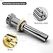 ESFORT Bathroom Sink Drain, Vessel Sink Pop Up Drain Stopper, Sink Drain Assembly Without Overflow, Polished Chrome