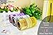Washi Tape set 18 rolls by Tanpopo Art -Metallic Collection | Sparkle shimmer glitter gold tapes for Christmas holiday