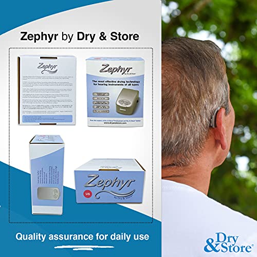 Zephyr by Dry & Store Hearing Instrument Dryer/Dehumidifier for Care