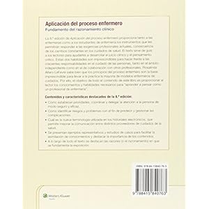 Aplicación del proceso enfermero: Fundamento del razonamiento clínico (Spanish Edition)