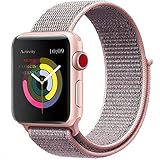 Tces Sport Wristbands Compatible with 2018 Watch Band 38mm 42mm 40mm 44mm, Soft Lightweight Breathable Woven Nylon Sport Loop Replacement Strap Compatible with 2018 Watch Series 4 3 2 1