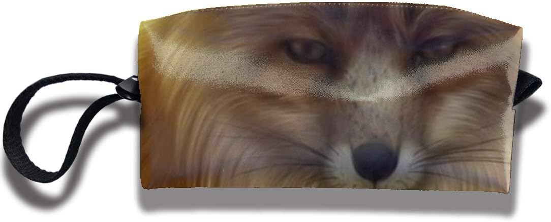 Travel Cosmetic Bag FOX LOVE Makeup Bag Organizer Clutch for Women Girls