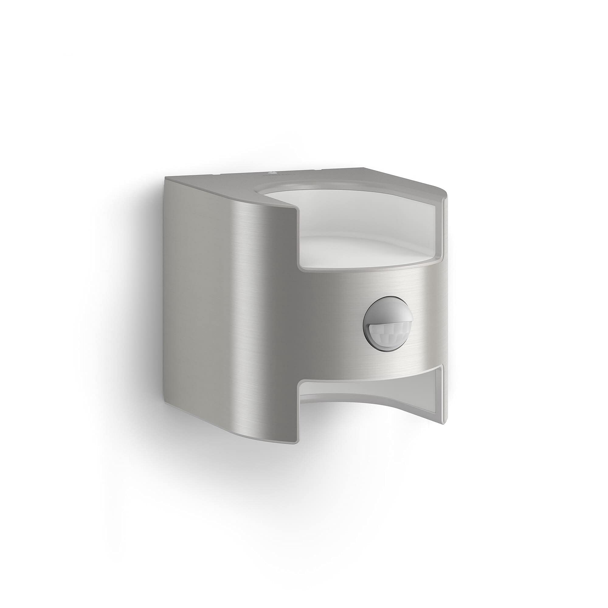 Philips myGarden LED Outdoor Wall Light, Grass, 2 Bulbs, Metal, Edelstahl, 4.5 W, Stainless Steel, 173214716