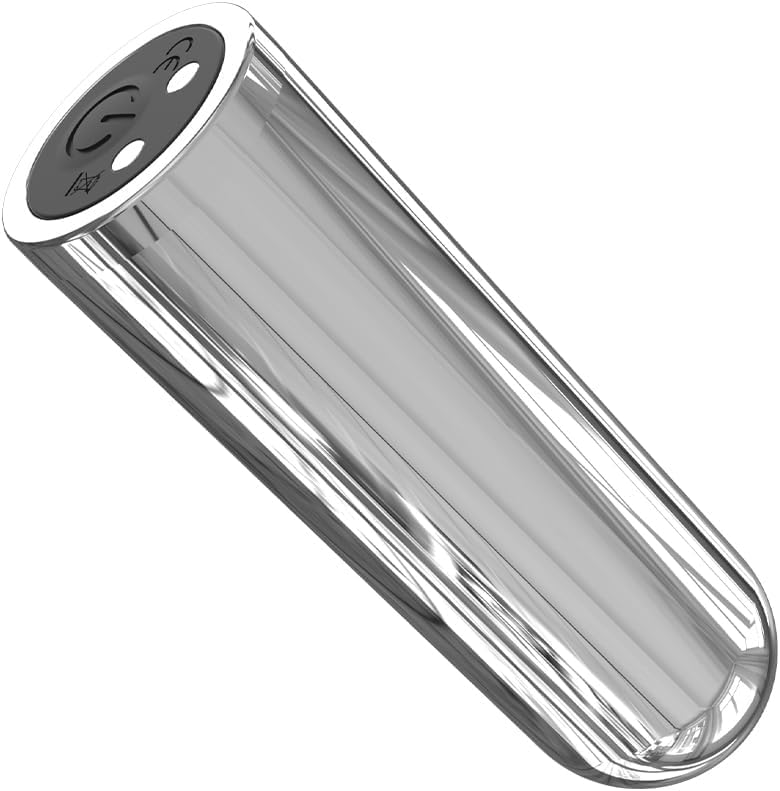 SH! Stainless Steel Metal Bullet Vibrator | 9 Function Bullet Vibrator | Waterproof | with Magnetic Charging