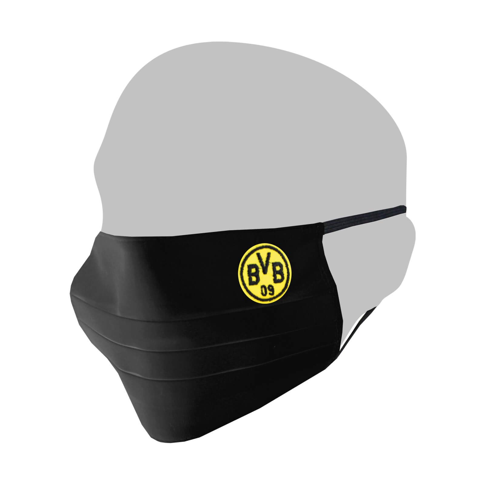 Borussia Dortmund BVB 09 BVB-MNS Mask, Black