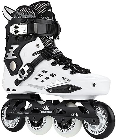 Veadoorn LF-88 Men's Adult Inline Skate, Black White, High Performance Inline Skates