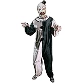 Trick Or Treat Studios Terrifier Art The Clown Costume for Adults, Standard Size, with Jumpsuit and Fingerless Gloves