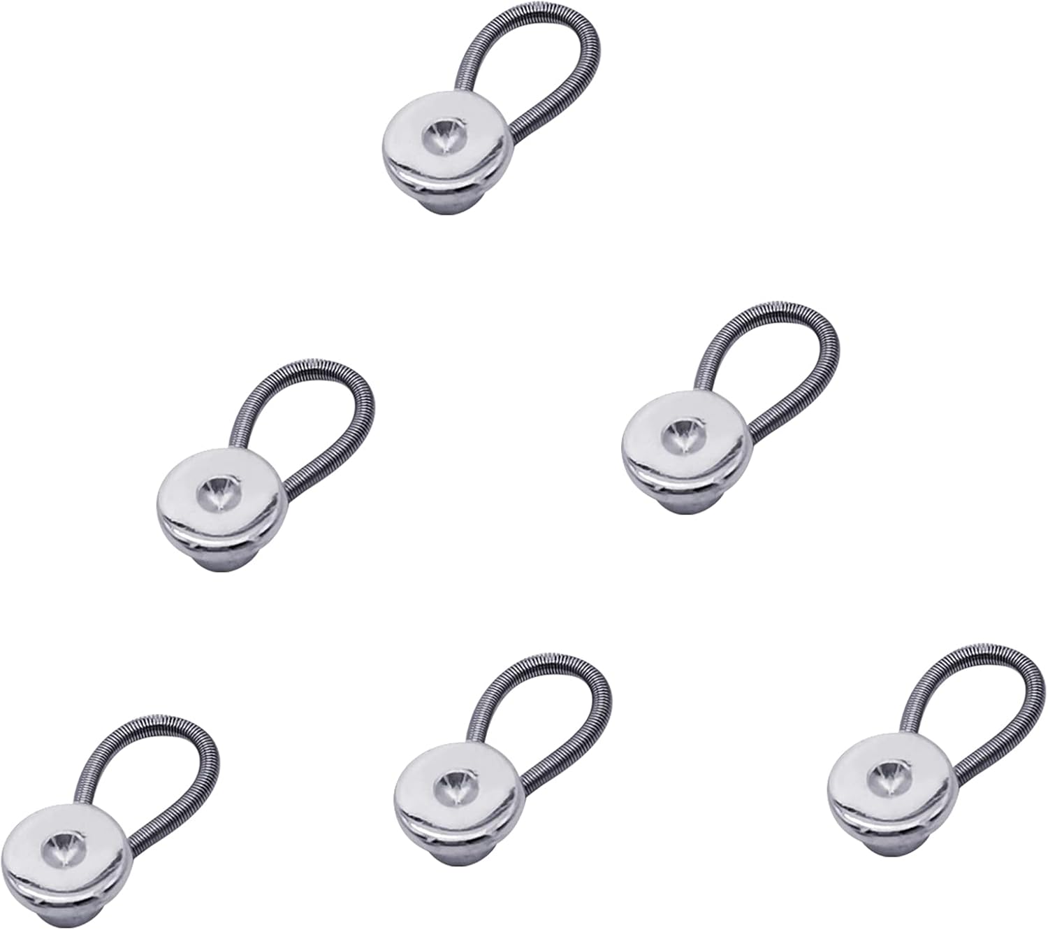 WAFJAMF 6PCS Collar Button Extenders,Neck Extender for Dress/Shirt,1/2