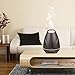 EASEHOLD Aromatherapy Essential Oil Diffuser,400ml Ultrasonic Humidifier 20H Intermittent Mist 4 Timer 7 Mood Light for Home Office, Dark Wood Grain