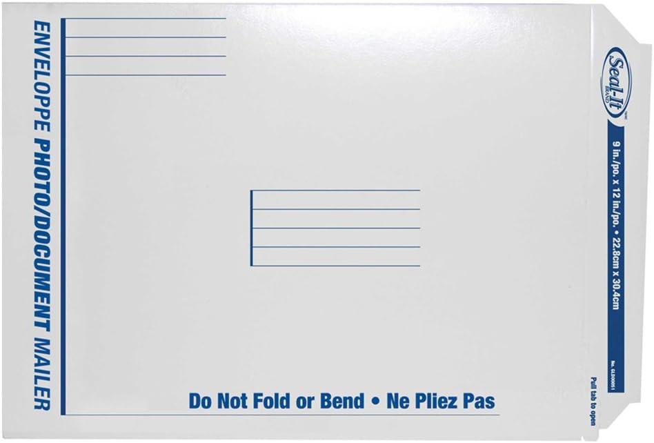 LePage's Seal It Document Mailer, 9 x 12 Inch, 1 Mailer (GLD00051)