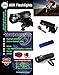 Bundle AOR Flashlights #AOR186, NEBO Lumo 6095 Light - Rechargeable Bright Bike Headlight & Holster - Taillight. High, Low, Strobe Mode! Fits Any Bike - (Black)