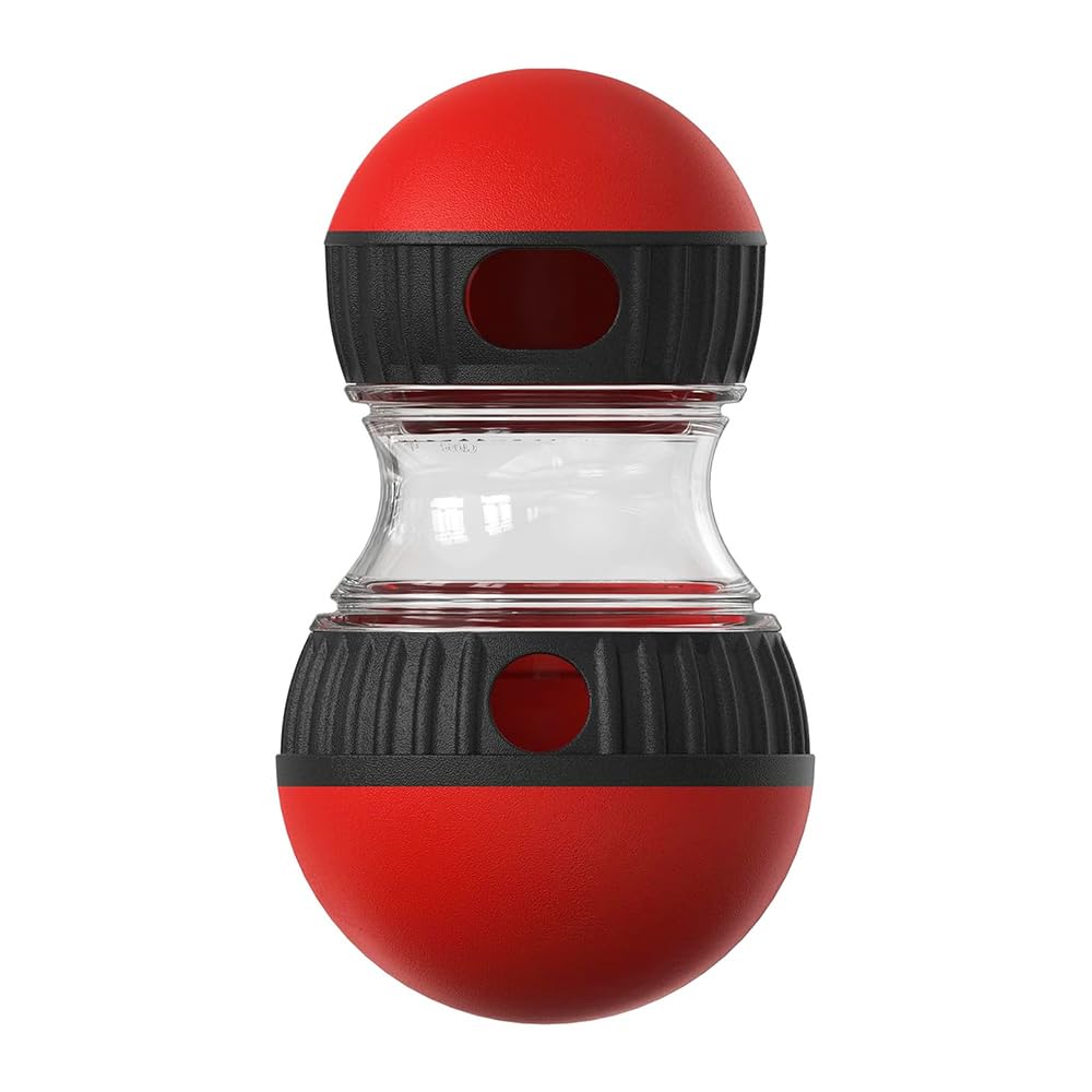 Alnicov Interactive Dog Game, Rolling Treat Dispenser, Snack Dispenser for Dogs, Puzzle Game, for Small, Medium and Large Dogs