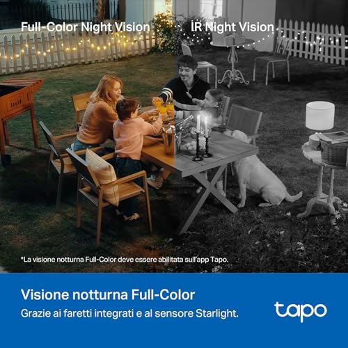 C660 KIT 4K 8MP Telecamera Pannello Solare, 360 ° Visuale, Visione Notturna a Colori Starlight, Batteria 10000mAh, Connettività WiFi 5G/2.4G, Rilevamento AI, IP66, Allarme Rapida e Antifurto