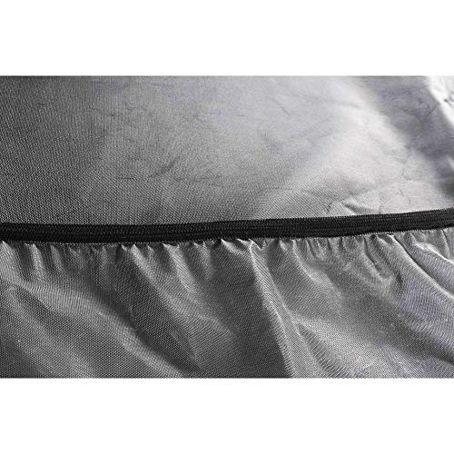 9-feet Shuffleboard Table Cover, Game Table Covers for Shuffleboard Table, Waterproof 420D Oxford Cloth Cover, Shuffleboard Accessories (Grey)
