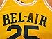Fresh Prince Jersey 25 Alfonso Ribeiro Carlton Banks Jersey Yellow Bel-Air Academy Basketball Jerseys Stitched + Free Gift (Golden, Medium)