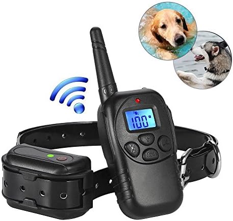 Sanwo Dog Shock Collar 330 yards Remote Dog Training Collar with Beep/Vibration/Shock Waterproof Rechargeable Electric Collar