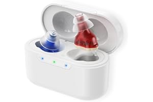 Hearing Aids, Rechargeable Hearing Aids for Seniors with Noise Reduction, Memory Function Affordable Backup Solution, Volume 