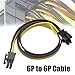 Pcie 6 Pin Male to 6 pin Male PCI Express Power Extension Cable ONLY for CoolerMaster and Thermaltake Modular Power Supply with PCIe 6 Pin Port for Graphics Video Card 32 inches 16 AWG TeamProfitcom
