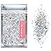 Silver Holographic Chunky Cosmetic Glitter (15g) - Great for Festivals, For Use on Face, Body, Hair, and Nails - by All Glown Up