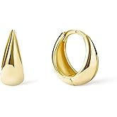 Ana Luisa Hoop Earrings for Women - 14K Gold Plated & Silver Rhodium Plated Assorted Earring Styles - Dainty, Small Gold Hoop Earrings - Hypoallergenic Tarnish-Free Jewelry