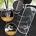 Mancro Car Seat Covers for Dogs,100% Waterproof Backseat Cover for Dogs with Mesh Window Side Flaps, Convertible Scratch Proof Pet Seat Cover Hammock, Durable Soft Seat Protector for Cars Trucks SUVs