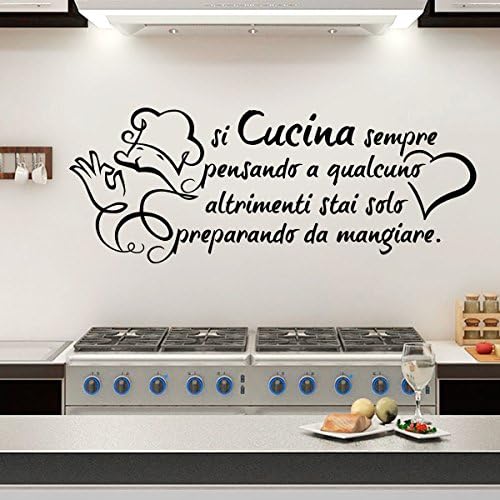 Wall Stickers Adesivi Da Parete Adesivo Murale Mai Fidarsi Di Un Cuoco Decor Decals Stickers Vinyl Art Home Garden Temakinho Co Uk