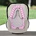 Goldbug 2-in-1 Infant Car Seat Head Support Pink, White
