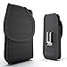 CellBee Nylon Heavy Duty Vertical Pouch Carrying Case with Stainless Belt Clip for Apple iPhone 6 Plus 5.5-Inch