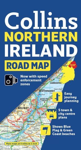 Northern Ireland Road Map Collins (International Road Atlases) by Collins UK (2010-02-04) by (Paperback)