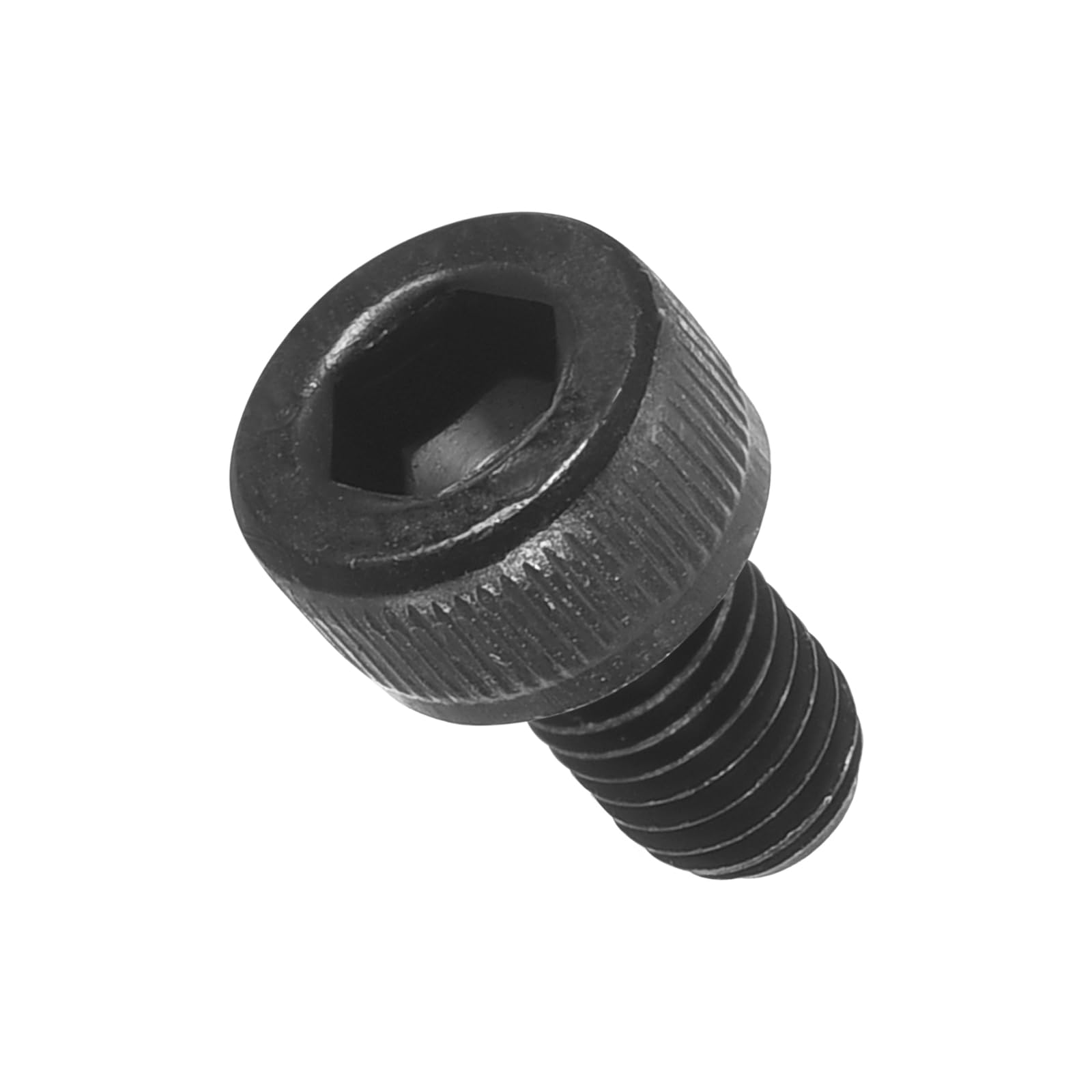 METALLIXITY Socket Head Cap Screws(M5-0.8x6mm)50Pcs, Carbon Steel Allen Socket Drive DIN912/ISO4762 Metric Oxide - Machine Grade 12.9 Internal Hex Screw UNC Coarse, Black