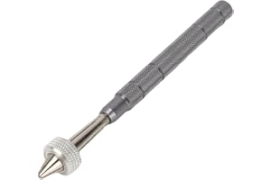 BRRNOO Sliding Pin Vise Alloy Steel Manual Single End Hand Drill Pin Vise Watch Repair Tool for Jewelry Making Professional W