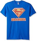 DC Comics Men's Superman Super Grandpa T-Shirt