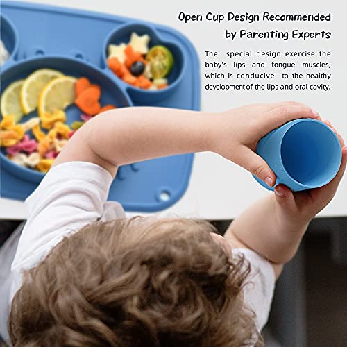 Toddler Cups Silicone Training Cup for Infants and Toddlers, Kids Mini