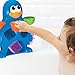 A EduKid Toys Busy Penguin Baby Bath Toy - Shape Sorter & Water Wheel Action Bath-time Toy by