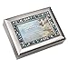Cottage Garden On Your Confirmation May God Bless Brushed Silvertone Jeweled Music Box Plays On Eagle's Wings