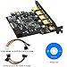 Mailiya PCI-E to Type-C + A 5-Port USB 3.0 PCI Express Card and 15-Pin Power Connector, Mini PCI-E USB 3.0 Hub Controller Adapter with Internal 20-Pin Connector - Expand Another Two USB 3.0 Ports