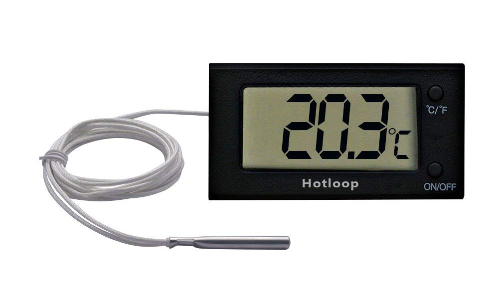 Hotloop Oven Thermometer Resistant 300°C - Digital Kitchen Barbecue Thermometer Temperature Probe Oven Proof for Baking, Pizza, Meat, Oil, Milk, Deep Frying