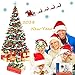 BOLZRA Christmas Headbands Party Fancy Glasses Frames with Reindeer Xmas Tree Glitter Designs for Holiday Costume Photo Booth Eyeglasses Hats, 8 Pack