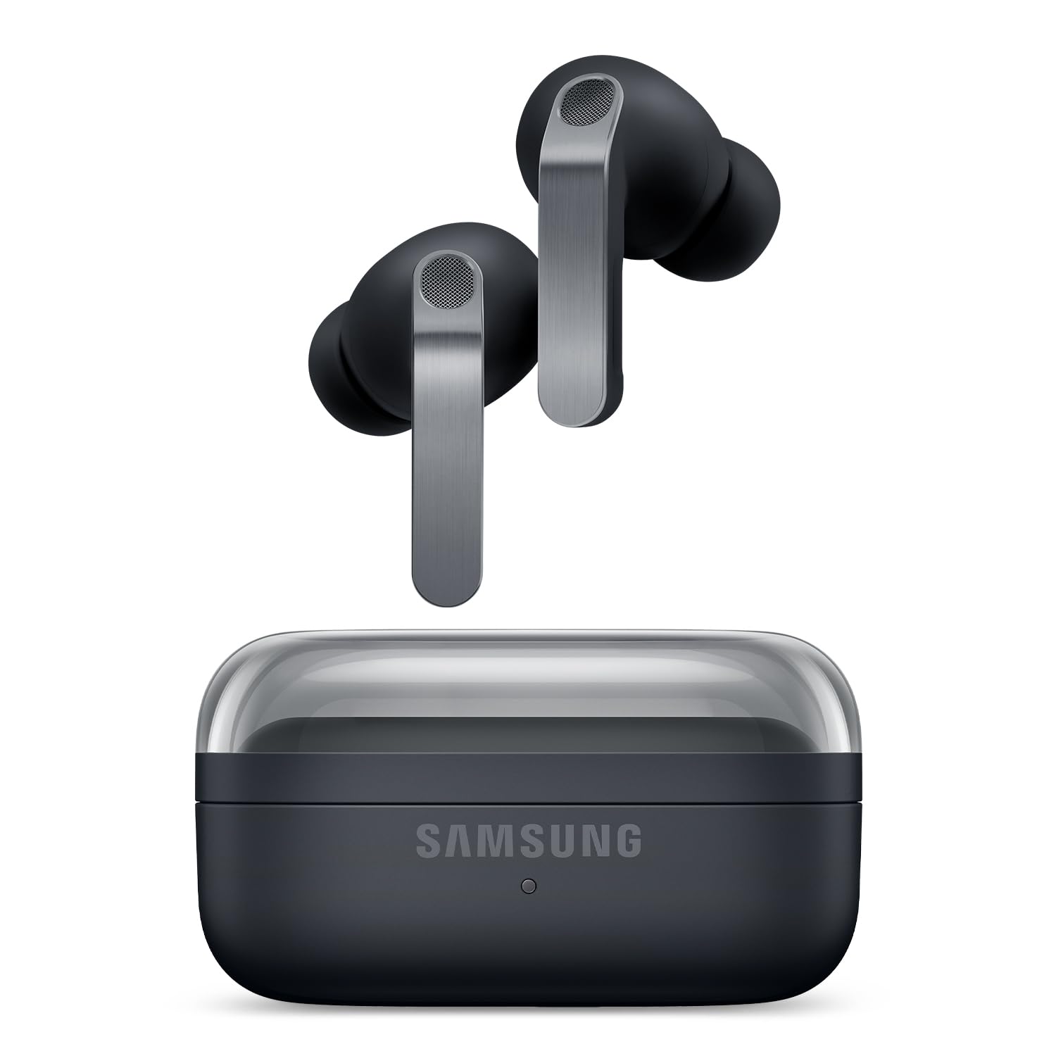Photo 1 of Samsung Galaxy Buds 4 Pro (2026) AI True Wireless Bluetooth Earbuds, Hi-Res Audio, 2-Way Speaker, ANC 2.0, Optimized Comfort, IP57, Live Translation, Black [US Version, 2 Yr Warranty]