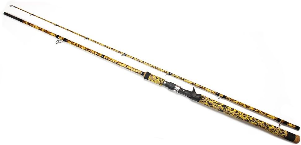 Seaquest Sea Surf Casting Fishing Rod Carbon Portable Fiber Fishing Rod 7 '6 "Yellow
