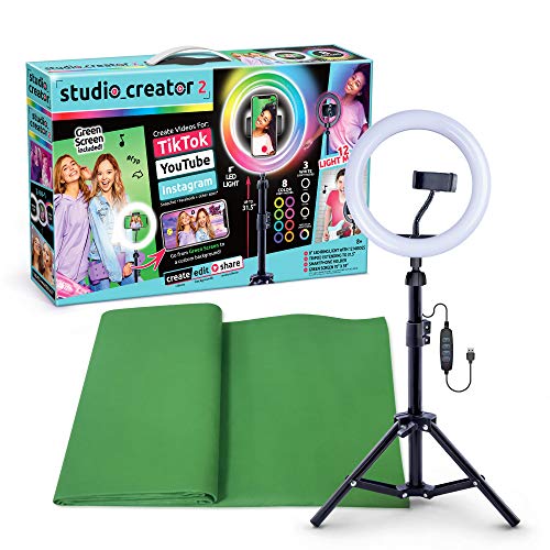 Canal Toys New So DIY TikTok Instagram YouTube Multicolored Ring Light with Gre…