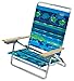 RIO Brands Classic 5 Position Lay Flat Folding Beach Chair, Fish & Turtles