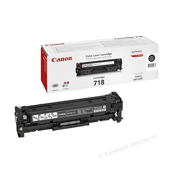 Original Canon I-Sensys 718 Tonerkartuschen-Pack, Cyan, Magenta, Gelb, Schwarz, Lasertonerkartuschen, 2660B002/2662B005/2659B002/2661B002 Für LBP7200Cdn / MFC8330 / LBP8350CDN – Braune Box – Bild 3
