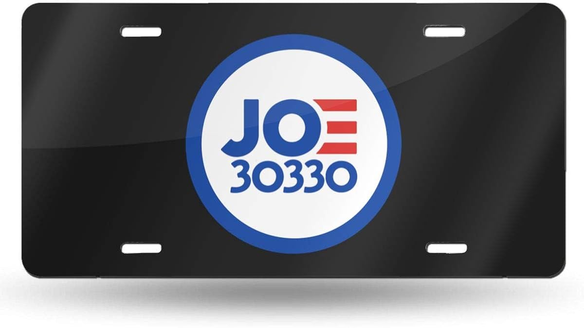 LINHA Joe Biden 30330 Cool Metal License Plates Aluminum