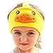 FIRIK Kids Headphones Volume Limited Soft Children Fleece Headband Size Adjustable Toddler Headphones Perfect for Travel, Home,School and Christmas Birthday Gift - Duck