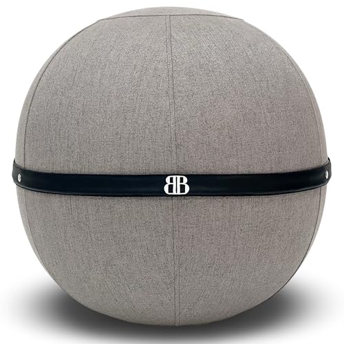The Bliss Ball Ball Chair – Ergonomic Office & Yoga Ball – Anti-Back Chair – Dynamic Seat & Reinforced Posture – Capacity 180 kg – Washable Non-Slip Cover