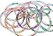 48 Piece Unicorn Theme Birthday Party Favor Bundle Pack for 12 Kids (12 Unicorn Figures, 12 Necklaces, 12 Glitter Bracelets, 12 Rainbow Erasers)