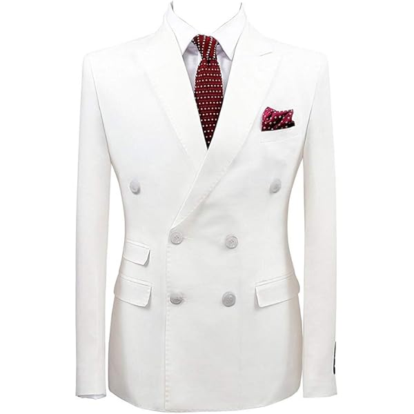 ジャケット・アウター 6 button double breasted jacket Navy blue 6 buttons double-breasted peak lapel Suit Jacket